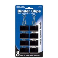 BAZ-261-24 BLACK BINDER CLIP 32M