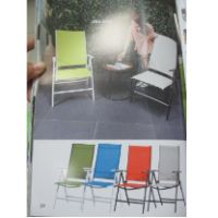 LOK-AL16-108 PATIO CHAIR RED