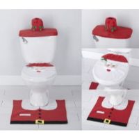 KAS-RS064188 SANTA 3PC BATH RUG