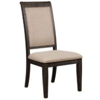 COA-121286 SIDE CHAIR BLACK BURN