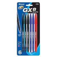 BAZ-GX8 ASST COLOR OIL GEL PENS