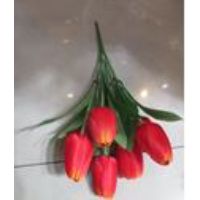 LOK-ARTIFICIAL FLOWER RED AL16-1