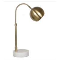 CRE-CVAER1334 TABLE LAMP METL W/