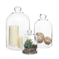 MYGIFT DECORATIVE GLASS CLR LRG