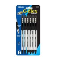 BAZ-G-FLEX BLACK OIL GEL PENS