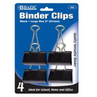 BAZ-262-24 BLACK BINDER CLIP 51M