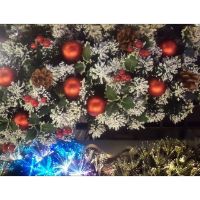 LOK-AL17-126 XMAS GARLAND 6FT