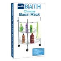 EW-191 BASIN RACK CHROME W/WHEEL