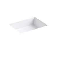 KOH-K2882 BAT SINK WHT 6 NO-HOLE