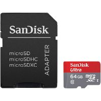 SAN-MICROSDXC CARD 64GB W/ADAPTE